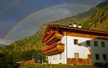 Regenbogen über dem Egarthof