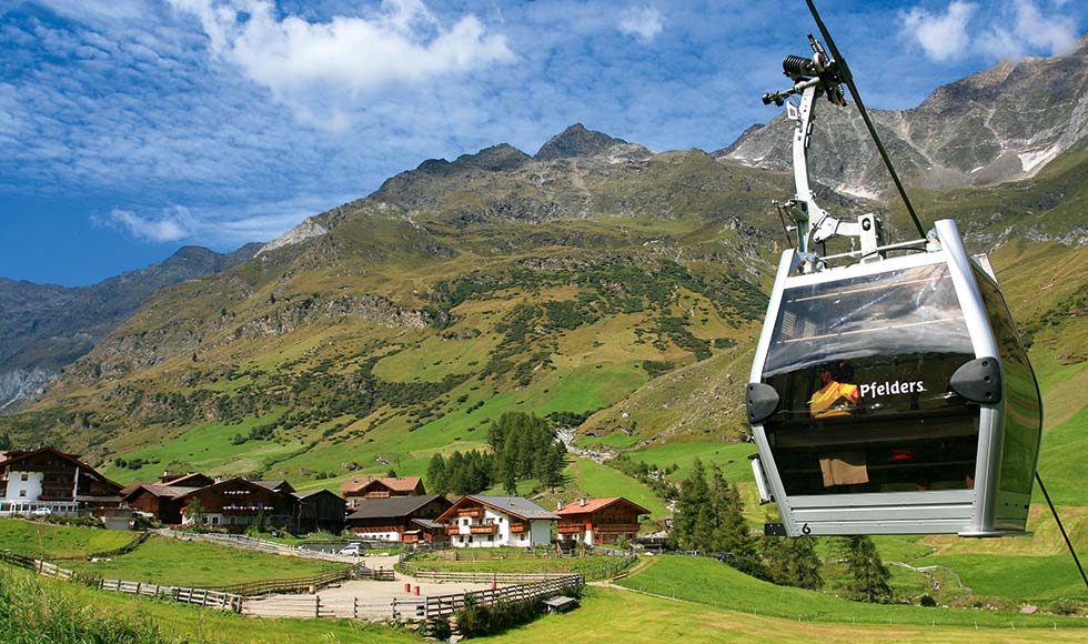 Kabinenbahn - Pfelders in Passeier